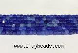 CAA5384 15.5 inches 6*7mm - 8*8mm nuggets agate gemstone beads