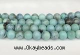 CAA5421 15.5 inches 14mm round agate gemstone beads