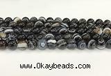 CAA5426 15.5 inches 12mm round agate gemstone beads