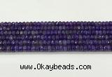 CAA5436 15.5 inches 6*8mm faceted rondelle agate gemstone beads