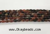 CAA5446 15.5 inches 8*12mm rice agate gemstone beads