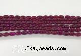 CAA5453 15.5 inches 8*12mm rice agate gemstone beads