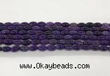 CAA5455 15.5 inches 8*12mm rice agate gemstone beads