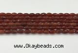 CAA5459 15.5 inches 8*12mm faceted rice agate beads