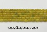 CAA5468 15.5 inches 8*12mm faceted rice agate beads