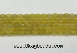 CAA5469 15.5 inches 8*12mm faceted rice agate beads