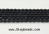 CAA5483 15.5 inches 8*12mm faceted rice agate beads