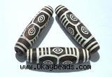 CAA5723 20*70mm drum tibetan agate dzi beads wholesale