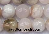 CAA5914 15 inches 8mm round sakura agate gemstone beads