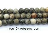 CAA6105 15.5 inches 14mm round chrysanthemum agate gemstone beads