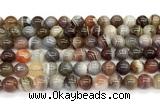 CAA6139 15 inches 8mm round Botswana agate beads wholesale