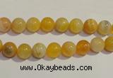 CAA87 15.5 inches 6mm round botswana agate gemstone beads