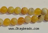 CAA88 15.5 inches 8mm round botswana agate gemstone beads