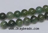 CAB384 15.5 inches 8mm round moss agate gemstone beads wholesale