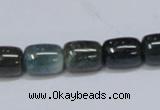 CAB392 15.5 inches 10*12mm column moss agate gemstone beads wholesale