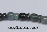 CAB426 15.5 inches 9*13mm vase-shaped moss agate gemstone beads