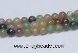 CAB431 15.5 inches 5mm round indian agate gemstone beads wholesale