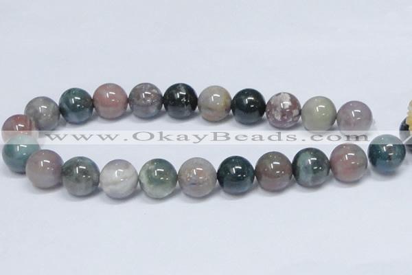 CAB436 15.5 inches 18mm round indian agate gemstone beads wholesale