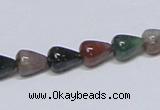 CAB444 15.5 inches 8*10mm teardrop indian agate gemstone beads