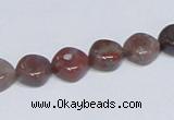 CAB450 15.5 inches 10mm rhombic indian agate gemstone beads