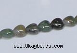 CAB452 15.5 inches 8*8mm heart indian agate gemstone beads