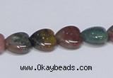 CAB454 15.5 inches 12*12mm heart indian agate gemstone beads