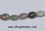 CAB456 15.5 inches 8*10mm oval indian agate gemstone beads wholesale