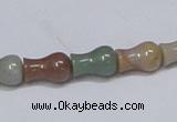 CAB465 15.5 inches 8*12mm vase-shaped indian agate gemstone beads