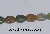 CAB467 15.5 inches 8*10mm freeform indian agate gemstone beads