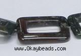 CAB471 15.5 inches 22*32mm rectangle indian agate gemstone beads