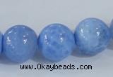 CAB649 15.5 inches 16mm round fire crackle agate beads wholesale