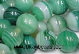 CAB716 15.5 inches 10mm round green agate gemstone beads wholesale