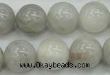 CAB902 15.5 inches 18mm round natural crazy agate beads wholesale