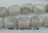 CAB903 15.5 inches 10*14mm nugget natural crazy agate beads wholesale