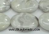 CAB913 15.5 inches 22*30mm oval natural crazy agate beads wholesale