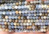 CABS01 15 inches 4mm round blue calcite beads wholesale