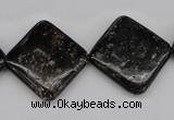 CAE104 15.5 inches 20*20mm diamond astrophyllite beads wholesale