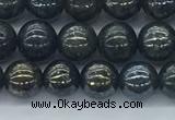 CAE121 15.5 inches 6mm round AB-color astrophyllite beads wholesale