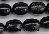 CAE18 15.5 inches 15*20mm egg-shaped astrophyllite beads wholesale