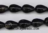 CAE21 15.5 inches 10*14mm teardrop astrophyllite beads wholesale