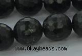 CAE40 15.5 inches 16mm faceted round astrophyllite beads wholesale