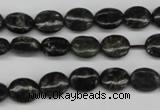 CAE54 15.5 inches 8*10mm oval astrophyllite beads wholesale