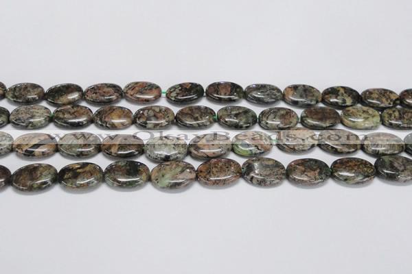 CAF126 15.5 inches 12*16mm oval Africa stone beads wholesale