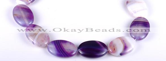 CAG157 20*30mm oval madagascar agate gemstone beads Wholesale