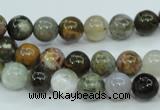 CAG1686 15.5 inches 8mm round ocean agate beads wholesale