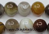 CAG1826 15.5 inches 16mm round Chinese botswana agate beads