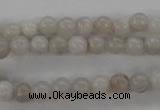 CAG1895 15.5 inches 6mm round grey agate beads wholesale