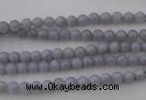 CAG2365 15.5 inches 4mm round blue lace agate beads wholesale