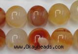 CAG2377 15.5 inches 16mm round red agate beads wholesale