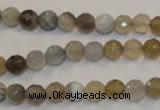 CAG2421 15.5 inches 6mm faceted round Chinese botswana agate beads